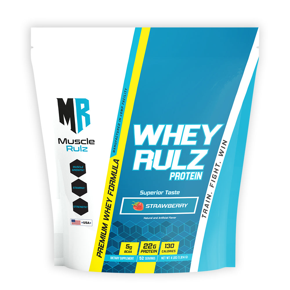Muscle Rulz Whey Rulz Protein 4lbs Whey Protein Bag