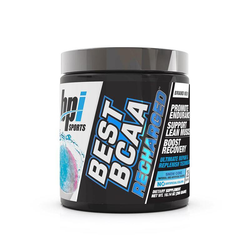 Bpi Sports Best BCAA Recharged 25 Servings Snow Cone