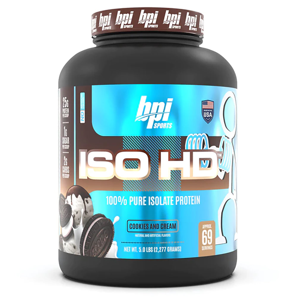 Bpi Sports ISO HD Whey Protein Isolate 69 Servings Lean Muscle