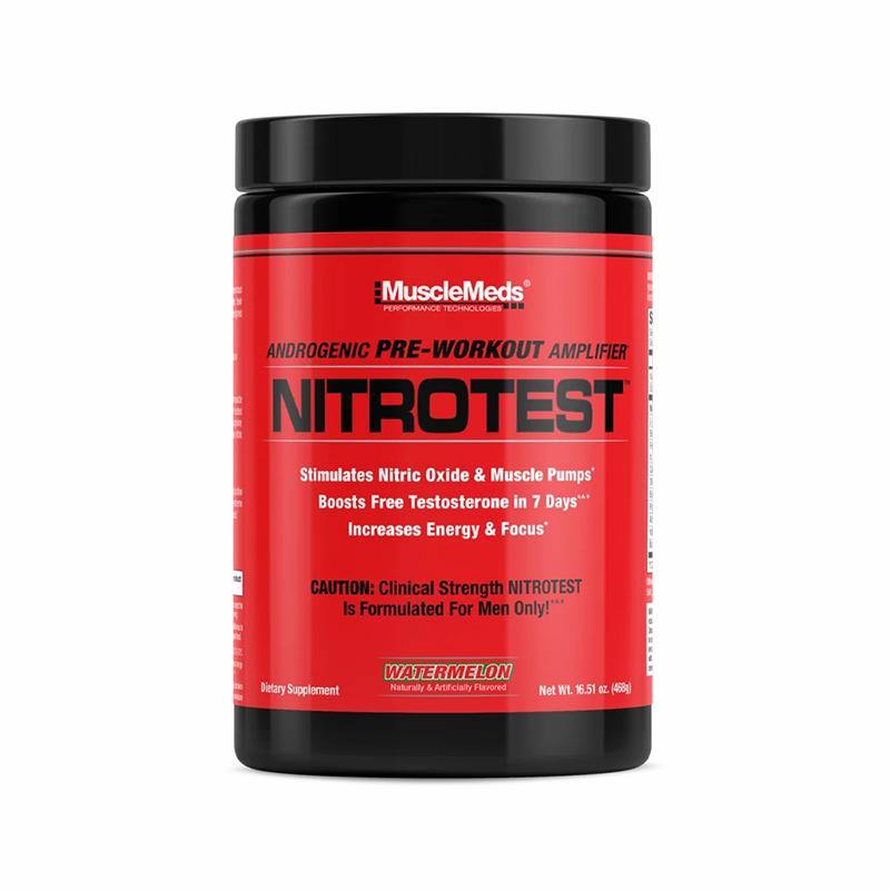 MUSCLE MEDS NITROTEST Androgenic Pre-workout Amplifier freeshipping - JNK Nutrition