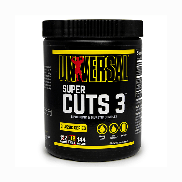 Universal Nutrition Super Cuts 3 - 144 Tablets UNIVERSAL NUTRITION