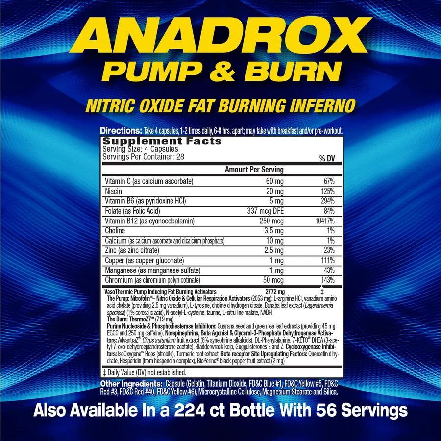 MHP ANADROX - COUNT 112CT freeshipping - JNK Nutrition